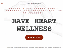 Tablet Screenshot of haveheartwellness.com